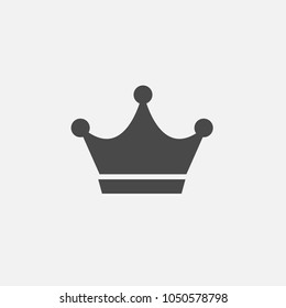 crown vector icon for king and queen