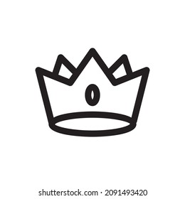 crown vector icon, king, royal symbol. Modern,simple flat vector illustration for web site or mobile app