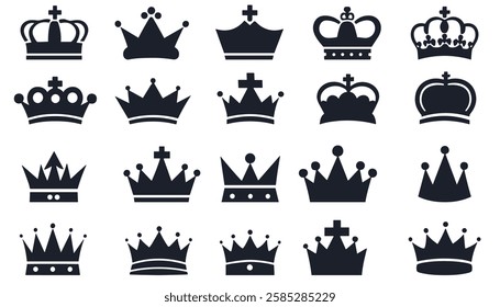 Crown vector. crown icon. crown logo