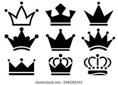 Crown vector. crown icon. crown logo