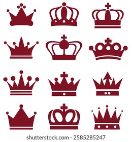 Crown vector. crown icon. crown logo