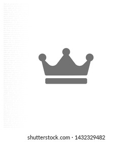 Crown Vector icon . Lorem Ipsum Illustration design