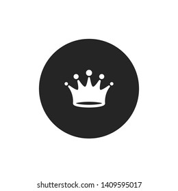 Crown vector icon in modern design style for web site and mobile app