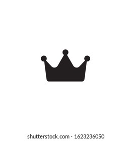 crown vector icon on white background