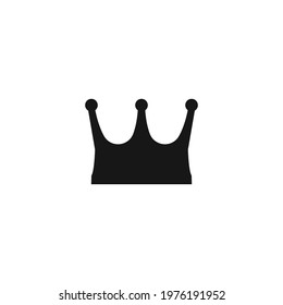 crown vector icon on a white background