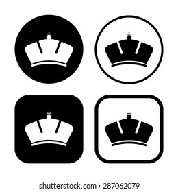 Crown Vector Icon Set