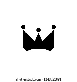 crown vector icon. crown sign on white background. crown icon for web and app