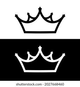Crown vector. Crown icon simple sign. Trendy and modern crown symbols for logo, business, template, apps, website, UI.