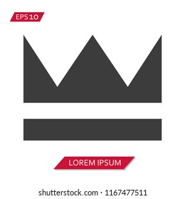 crown vector icon symbol