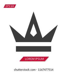 crown vector icon symbol