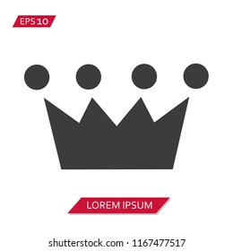crown vector icon symbol