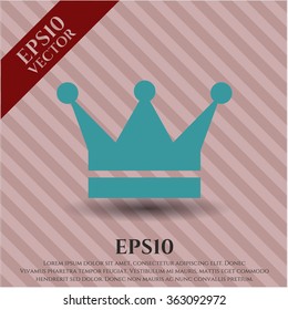 Crown vector icon or symbol