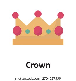 Icono del Vector de la corona que puede modificar o editar fácilmente
