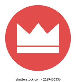 Crown Vector icon which is suitable for commercial work and easily modify or edit it

