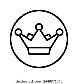 Crown vector icons. Royal Crown illustration symbol. king logo or sign.