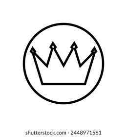 Crown vector icons. Royal Crown illustration symbol. king logo or sign.