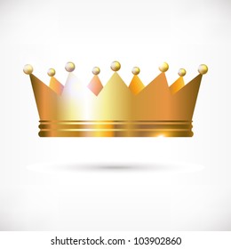 The crown - vector illustration.