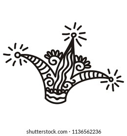 Crown. Vector illustration