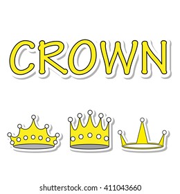 Crown. Vector Illustration  