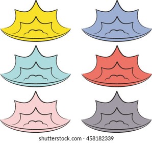 Crown, vector illustration
