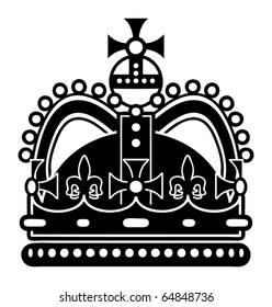 The crown, vector illustration