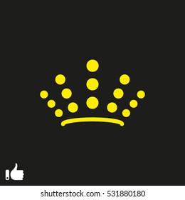 Crown, vector illustration EPS 10