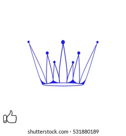 Crown, vector illustration EPS 10