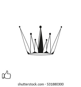 Crown, vector illustration EPS 10