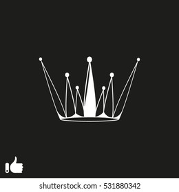 Crown, vector illustration EPS 10