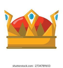 Crown vector illustration, crown icon vector, king vector design, crown clip art, queen vector icon flat
