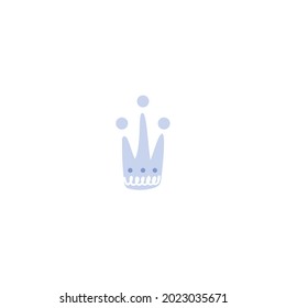 Crown vector illustration isolated on white background