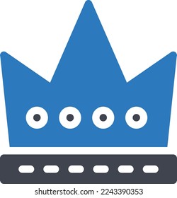 crown  Vector illustration on a transparent background. Premium quality symmbols. Glyphs vector icons for concept and graphic design. 

