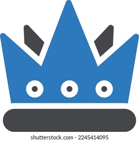 crown Vector illustration on a transparent background. Premium quality symmbols. Glyphs vector icons for concept and graphic design. 
