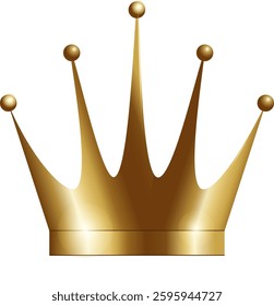 Crown vector image black and white