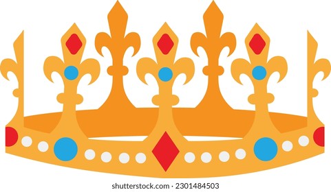 Crown vector image or clipart