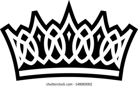 pageant crown silhouette