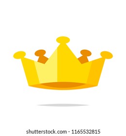 Crown vector isolated illustration