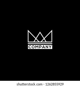 Crown vector logo.  Business vector logo design template - Vector. Crown icon