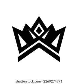 Crown Vector Logo Design Template