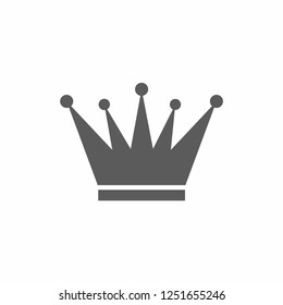 Crown vector logo icon