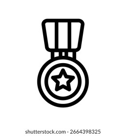 Crown Vector Outline Icon. Eps 10 File