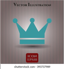 Símbolo del vector de la corona