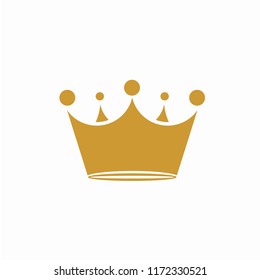 Crown Vector Template Design Illustration
