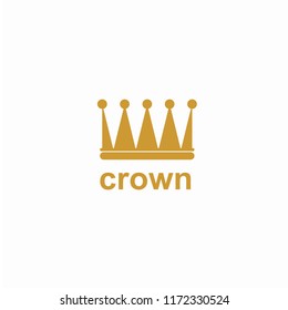 Crown Vector Template Design Illustration