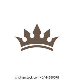 a crown vintage logo template