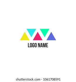 Crown and W logo. W Monogram Logo Design. 