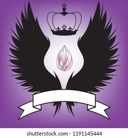 crown wings and diamond