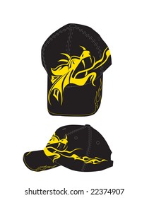 crown yellow dragon hat