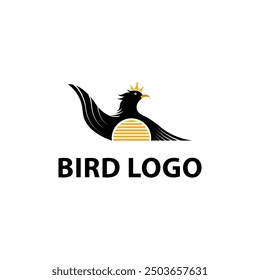 crowned eagle logo, Simple elegant luxury bird logo design, Simple birds  symbol collection. bird monogram logo with crown, trendy queen icon. King bird logo, hunter bird logos, eagle hunting