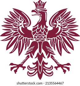 CROWNED EAGLE VECTOR EMBROIDERY SILKSCREEN